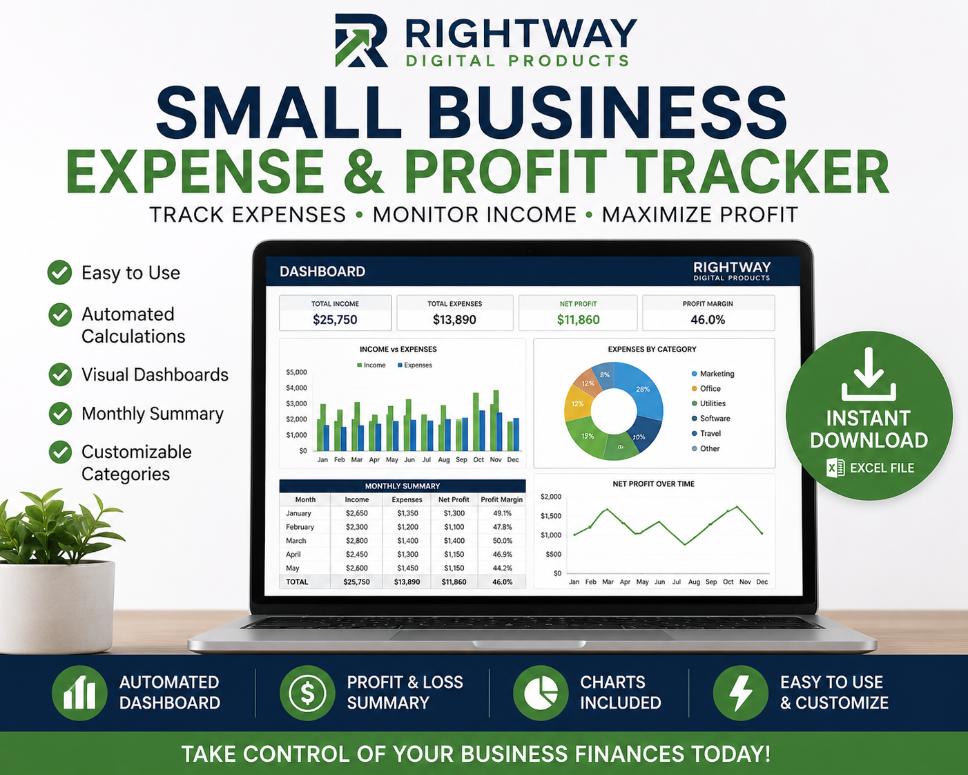 Rightway Expense Planner and Tracker