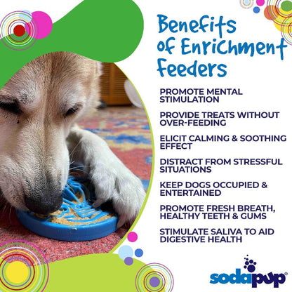 Air Nylon eCoin Lick Mat for Dogs - Durable Enrichment Toy | SodaPup
