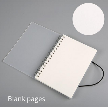 Plastic Cover Spiral Coil Notebook