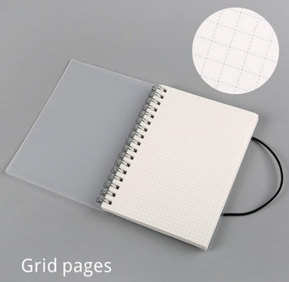 Plastic Cover Spiral Coil Notebook