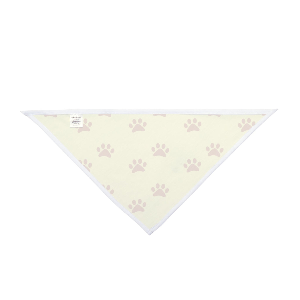 Golden Pawprints on Buttercream Sky - Pet Bandana Pet Zen