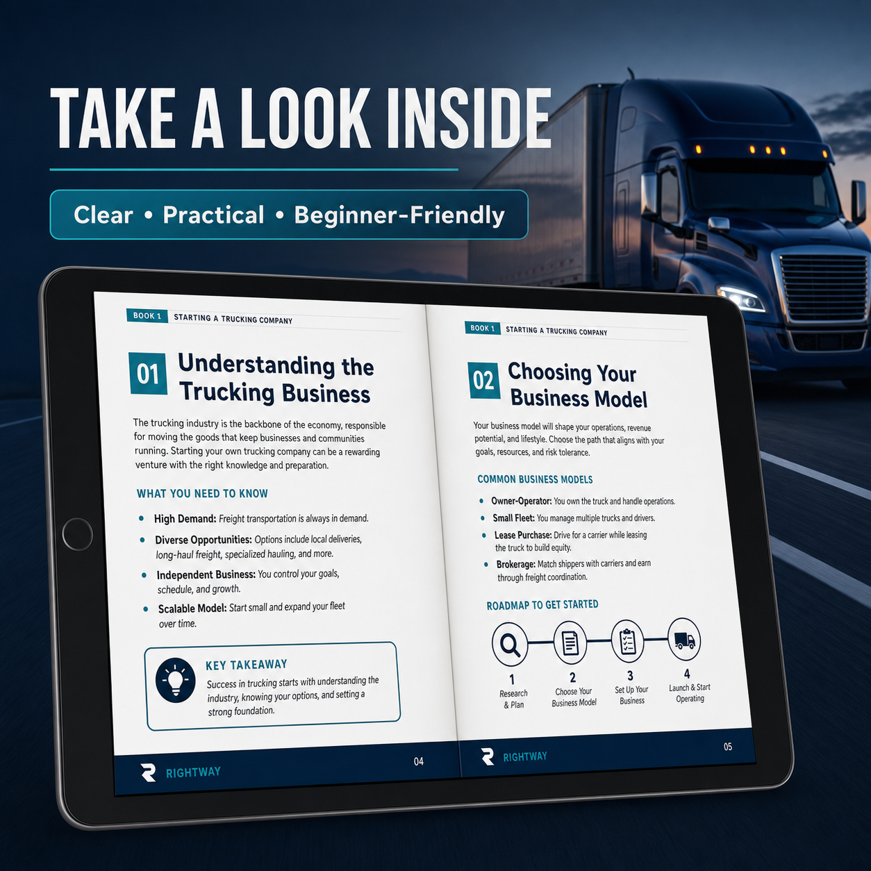 How to Start a Trucking Company: Overview | Book 1