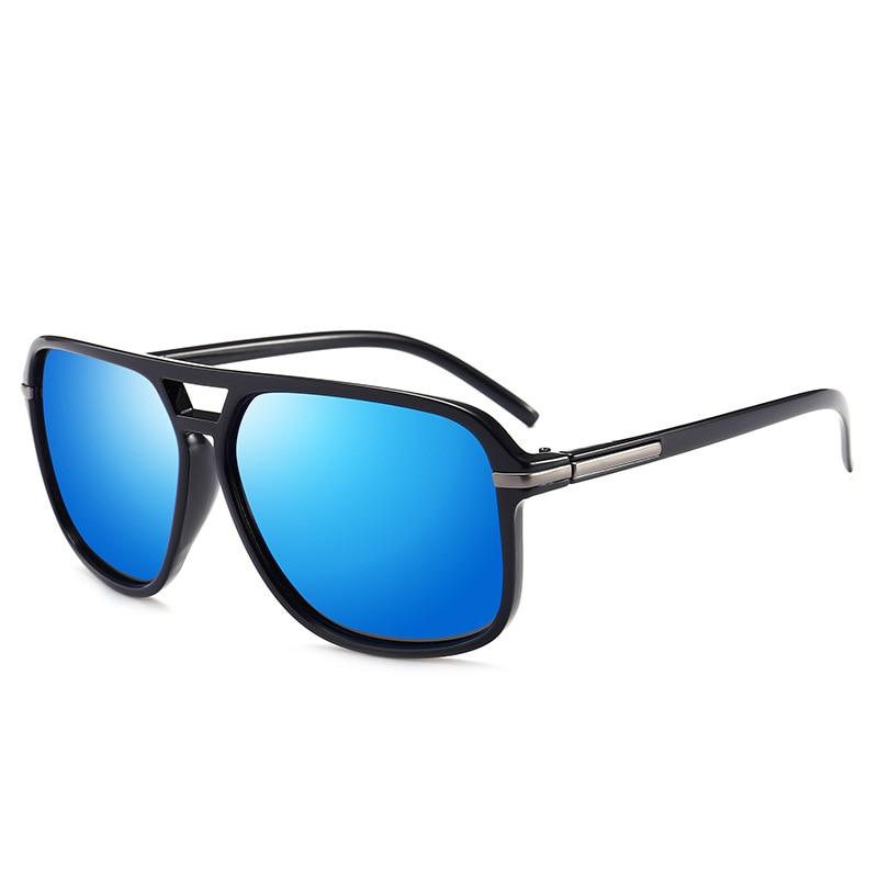 Luxury Polarized Men Business Oversized Mirror Sunglasses For  Driving Brand Designer Driver Sunglasses UV400 Protection