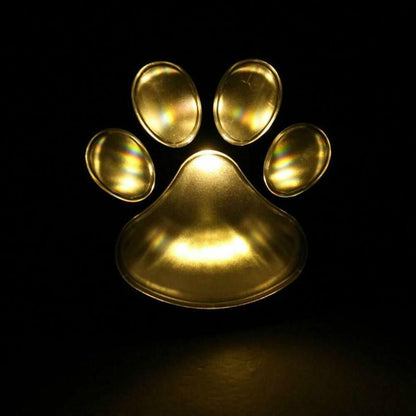 LED Solar Waterproof Cat Dog Animal Paw Shape Lights For Garden Yard Pathway Animal Lover