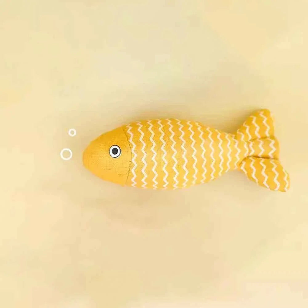 Catnip Fish Toy – Interactive Plush Simulation Fish for Cats & Kittens