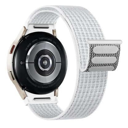 Band For Samsung Galaxy Watch 7/6/4/classic/5 pro 44mm 40mm wrist No Gaps Nylon sport loop correa bracelet Galaxy Watch 7 Strap