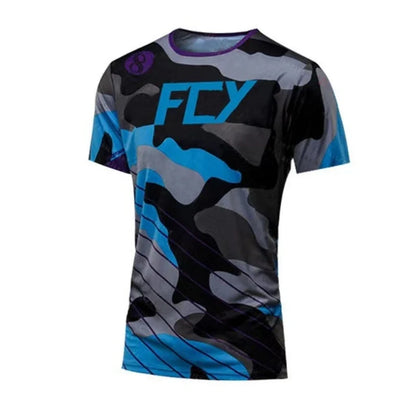 Mountain Bike Downhill Jerseys MTB Bike Shirts Offroad DH Motorcycle Jersey Motocross Sportwear Clothing Short sleeve cycling