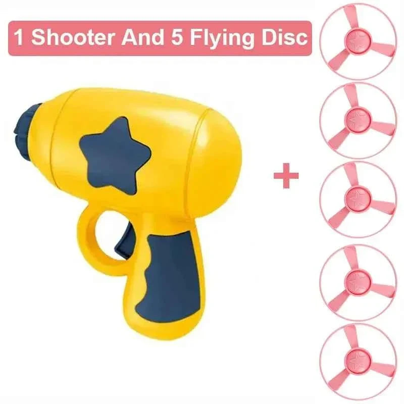 Interactive Cat Toy – Flying Disc Shooting Gun