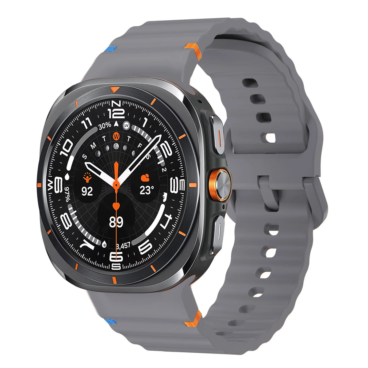 Original Strap for Samsung Galaxy Watch ultra strap 47mm Silicone Bracelet Galaxy Watch 5 pro/4/6 Classic/7 44mm 40mm 43 46 band