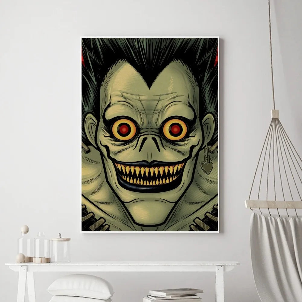 Hot Anime Death Note Poster Prints Poster Wall Painting Bedroom Living Room Wall Bar Restaurant Sticker Small