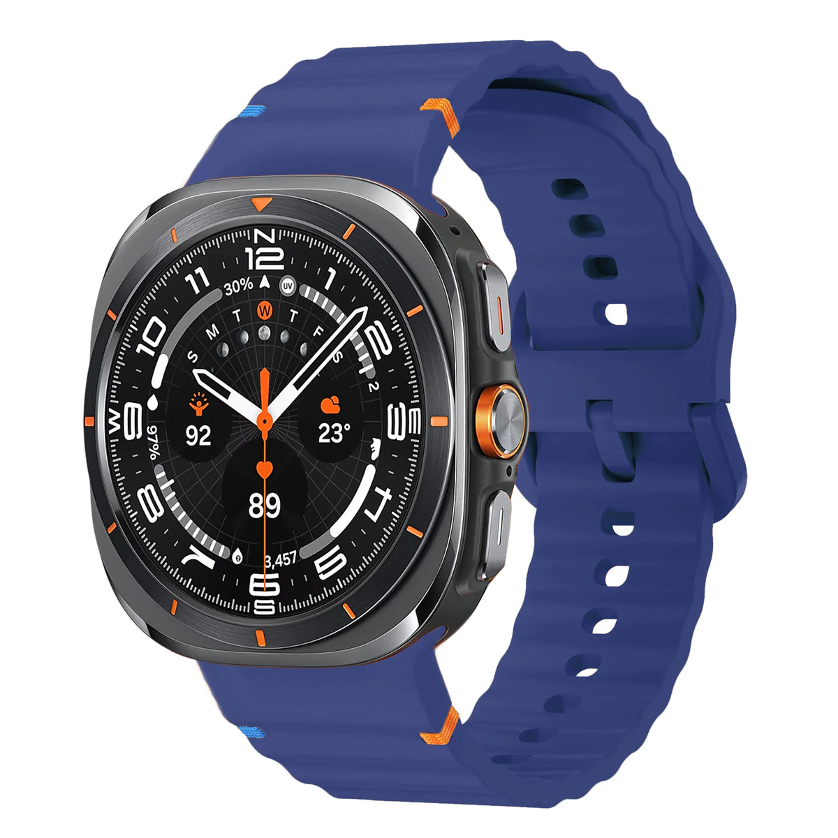 Original Strap for Samsung Galaxy Watch ultra strap 47mm Silicone Bracelet Galaxy Watch 5 pro/4/6 Classic/7 44mm 40mm 43 46 band