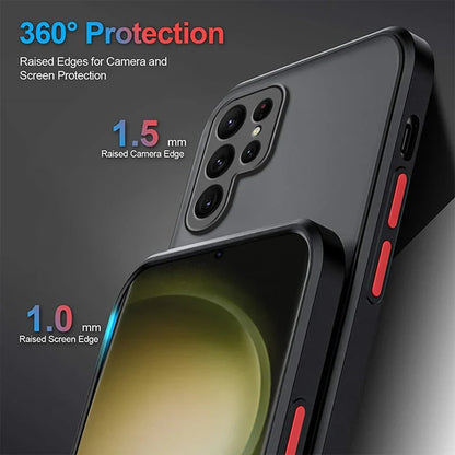 Gokuu Frosted Translucent For Samsung Galaxy S24 S23 S22 S21 S20 FE S10 S9 S8 Plus Ultra Pro 5G Funda