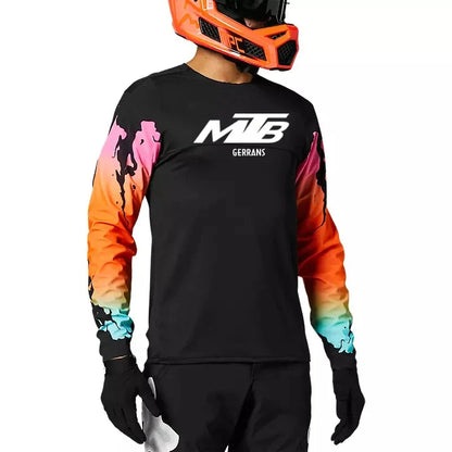 MTB Jerseys  Mountain Bike MTB Shirts Offroad Long sleeve Motorcycle Motocross Sportwear Racing Bike Cycling Clothing