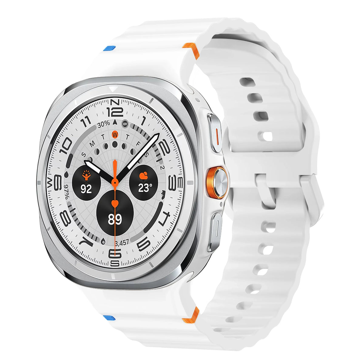 Original Strap for Samsung Galaxy Watch ultra strap 47mm Silicone Bracelet Galaxy Watch 5 pro/4/6 Classic/7 44mm 40mm 43 46 band
