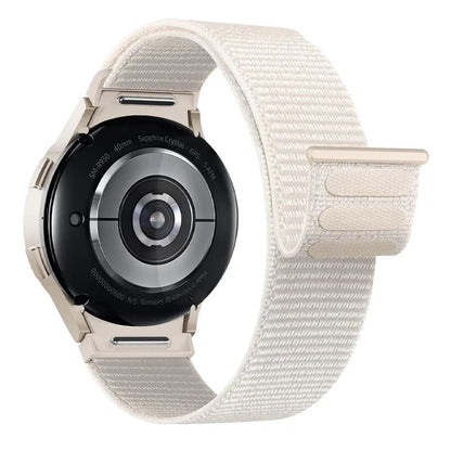 Band For Samsung Galaxy Watch 7/6/4/classic/5 pro 44mm 40mm wrist No Gaps Nylon sport loop correa bracelet Galaxy Watch 7 Strap