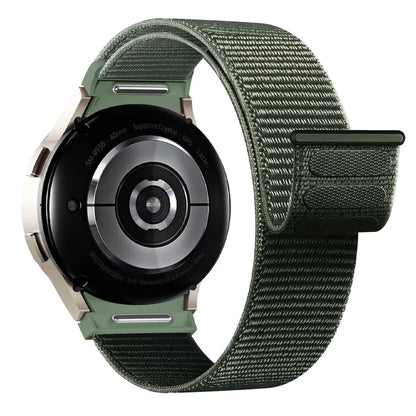 Band For Samsung Galaxy Watch 7/6/4/classic/5 pro 44mm 40mm wrist No Gaps Nylon sport loop correa bracelet Galaxy Watch 7 Strap