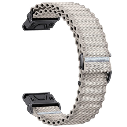 QuickFit 26mm 22mm Two Tone Nylon Strap For Garmin Fenix E 8 7X 7 6 6X/Epix Pro Gen 2 51mm 47mm/Tactix Watch Band Accessories