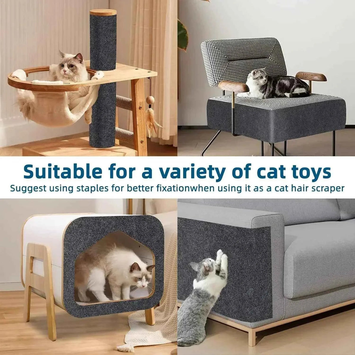 Durable Self-Adhesive Cat Scratch Furniture Protector