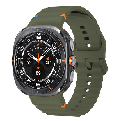 Original Strap for Samsung Galaxy Watch ultra strap 47mm Silicone Bracelet Galaxy Watch 5 pro/4/6 Classic/7 44mm 40mm 43 46 band
