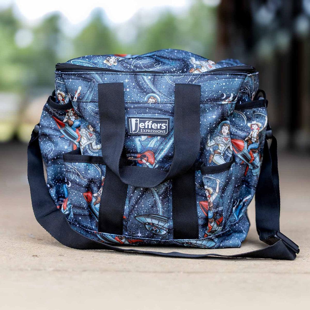Jeffers Expression Deluxe Horse Grooming Bag with Adjustable Strap