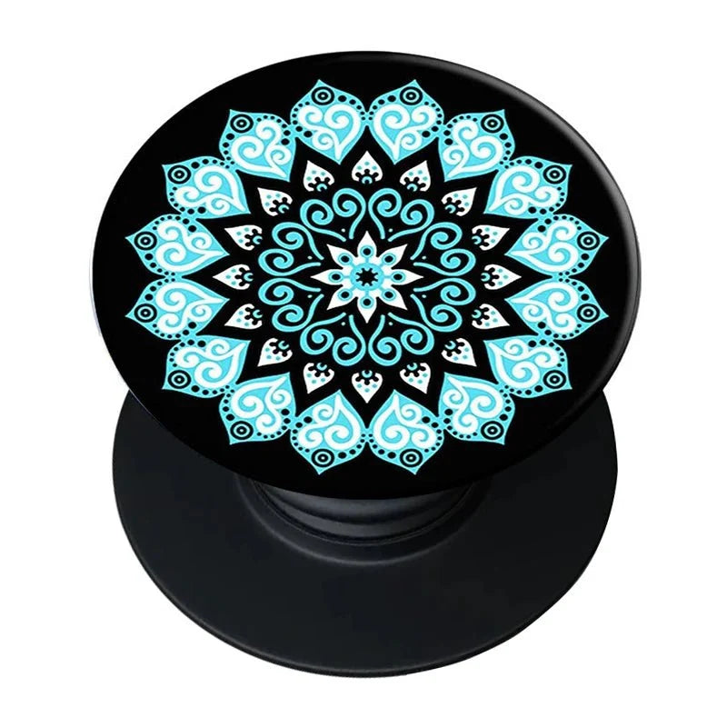 Popped Finger Ring Phone Holder Stand | Expandable Grip and Kickstand for iPhone and Android