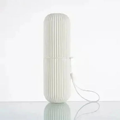 Portable Toothbrush Cup | Travel Toothpaste Holder and Toiletry Storage Case Organizer