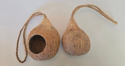 Hanging Coconut Shell Hideout