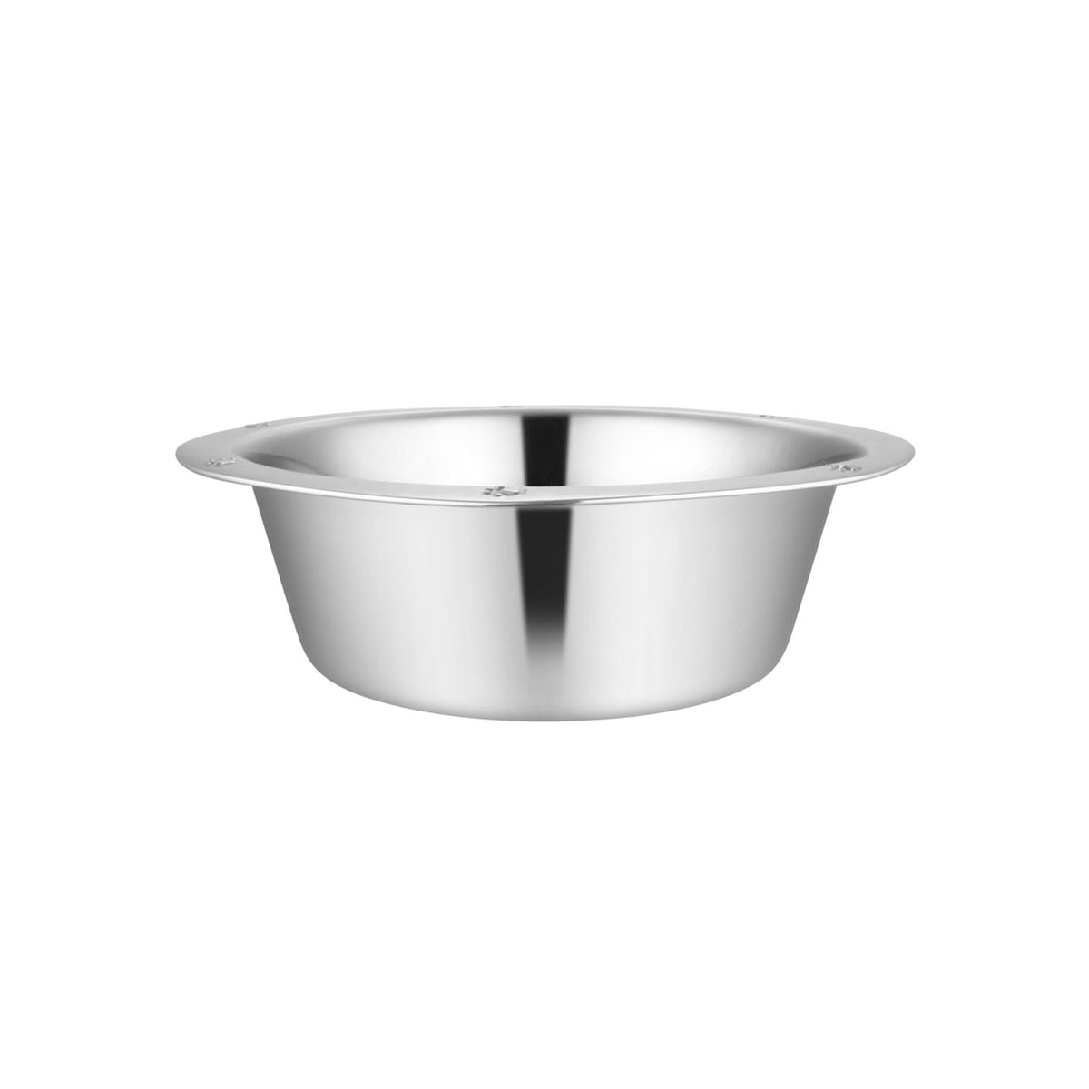 Jeffers Stainless Steel Embossed Wide-Lip Food & Water Pet Bowls