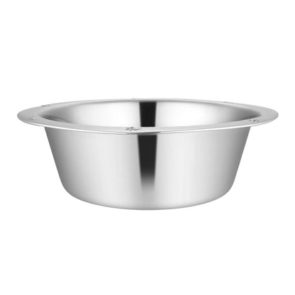 Jeffers Stainless Steel Embossed Wide-Lip Food & Water Pet Bowls